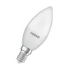 OSRAM LED Classic Star, kaars, mat, E14, 4,9 W, 4.000 K
