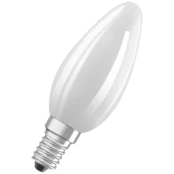 OSRAM LED kaars mat E14 2,2W 827 EEK A 3-pack