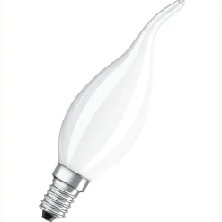 OSRAM LED kaarslamp E14 4W 827, dimbaar, mat