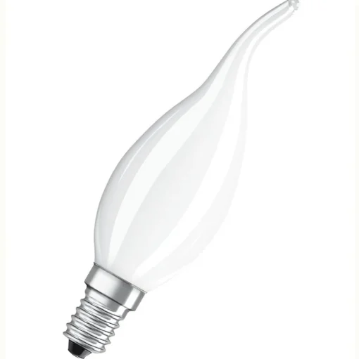 OSRAM LED kaarslamp E14 4W 827, dimbaar, mat