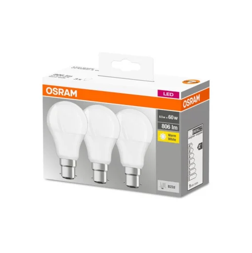 OSRAM LED lamp Classic B22d 8,5W 2.700K 806lm 3