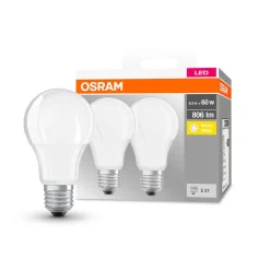 OSRAM LED lamp Classic E27 8,5W 2.700K 806lm per 2