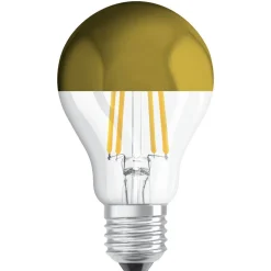 OSRAM LED lamp E27 CLA Mirror goud 4W 2.700K