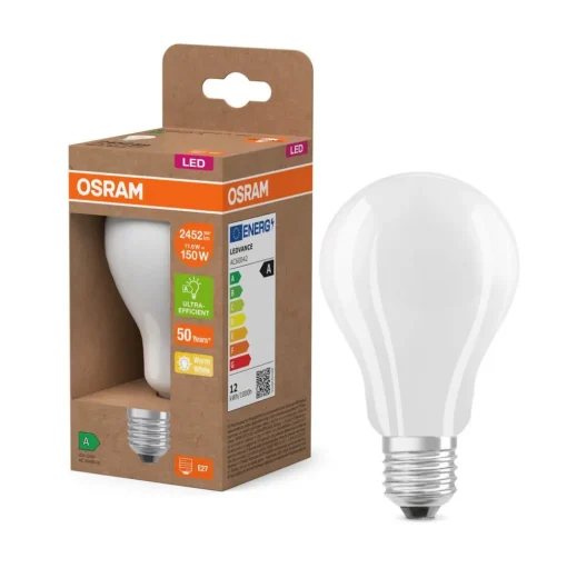 OSRAM LED lamp E27 11,6W mat 2.700K 2452lm
