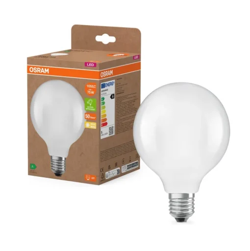 OSRAM LED lamp Globe G95 E27 5W mat 2.700K
