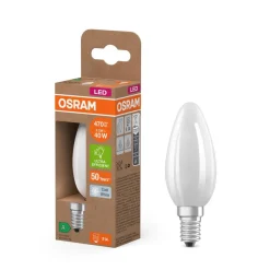 OSRAM LED lamp kaars mat E14 2,2W 4000K 470lm