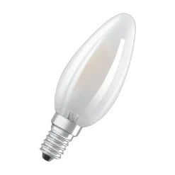 OSRAM LED lamp kaars mat E14 4W 827 4-pack