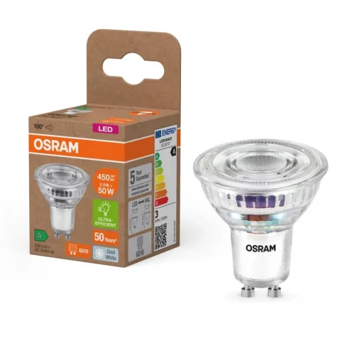 OSRAM LED lamp PAR16 reflector GU10 2,5W 100° 4.000K