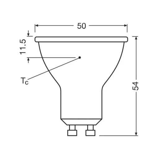 OSRAM LED lamp Reflector GU10 6.9W 36° 840 helder