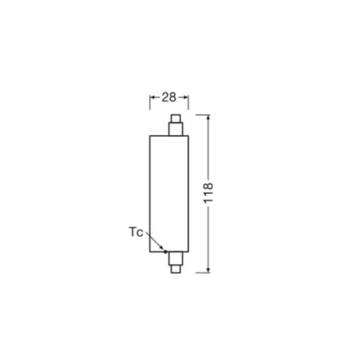 OSRAM LED lamp staaf R7s 20W 3.000K 300°