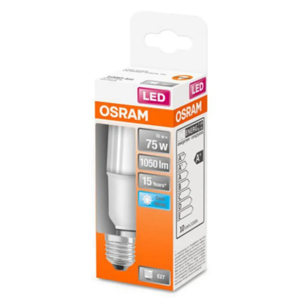 OSRAM LED lamp Star Stick E27 9,5W 4.000K mat