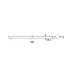 OSRAM LED lamp T8 6,6W buislamp Bio-Lumilux 965 60cm
