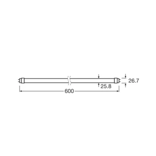 OSRAM LED lamp T8 6,6W buislamp Bio-Lumilux 965 60cm