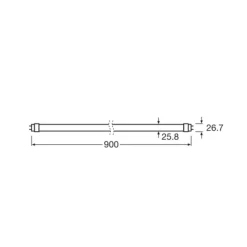 OSRAM LED lamp T8 10W buislamp Bio-Lumilux 965 90cm