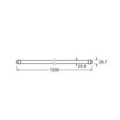 OSRAM LED lamp T8 10W buislamp EEK A 840 120cm