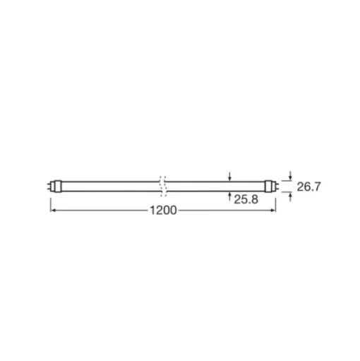 OSRAM LED lamp T8 10W buislamp EEK A 840 120cm