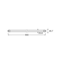 OSRAM LED planten lamp T8 10W buis Fluora 2.500K 90cm
