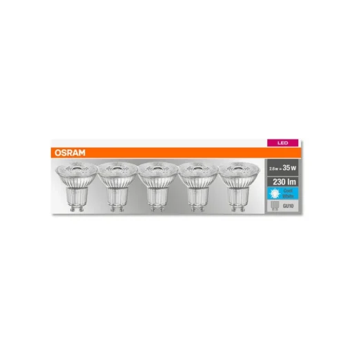 OSRAM LED reflector GU10 2,6W 4.000K 230lm 36° 5