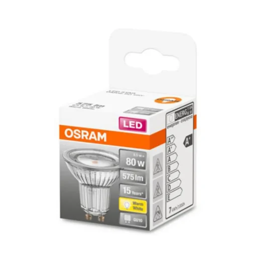 OSRAM LED reflector GU10 6,9W warmwit 120°