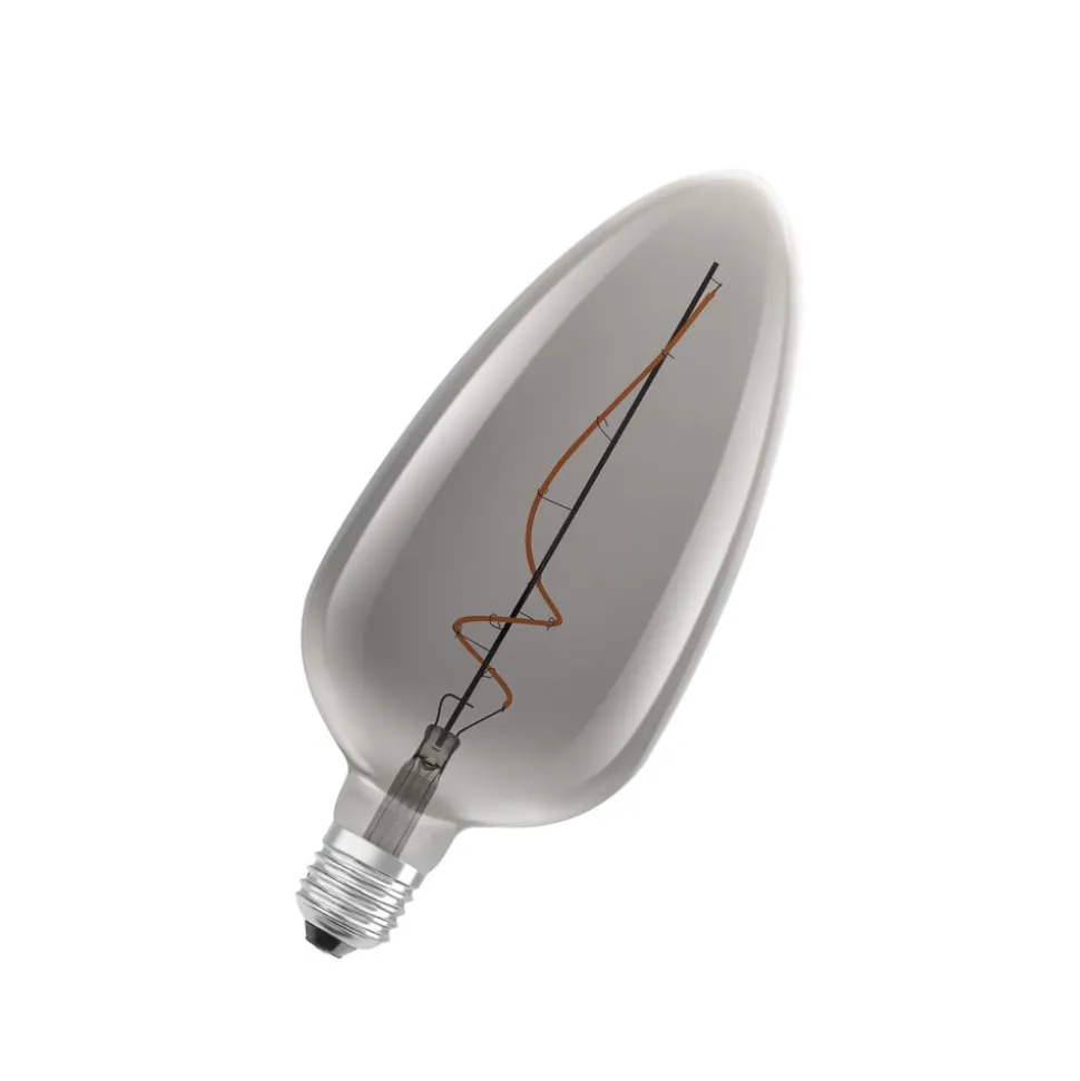 OSRAM LED Vintage 1906, C125, gloeidraad, grijs, E27, 4 W, 818