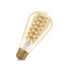 OSRAM LED Vintage 1906 Edison, goud, E27, 8,8 W, 824, dimbaar.