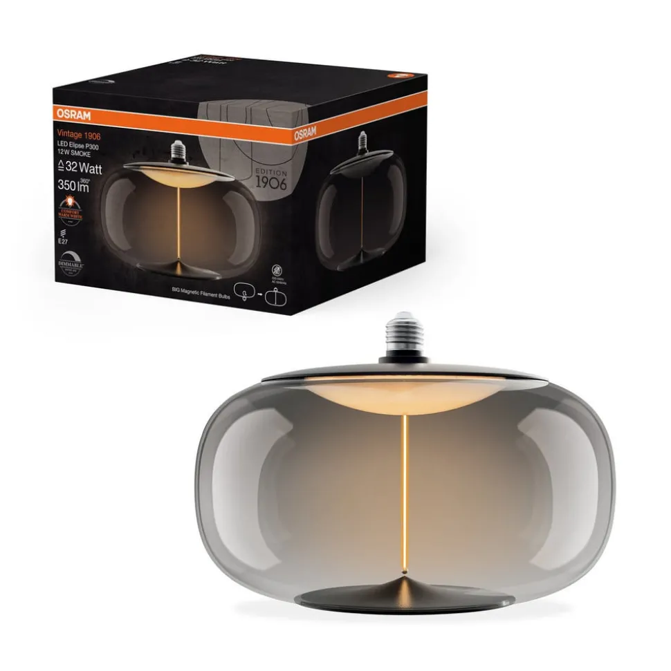 OSRAM LED Vintage Big Elipse E27 12W 818 Filament rook dimbaar