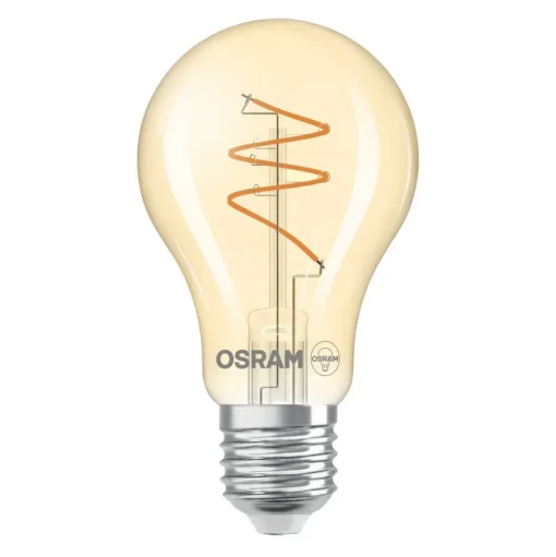 OSRAM LED Vintage E27 4,9W 2.700K Spiraal gloeidraad goud dimbaar
