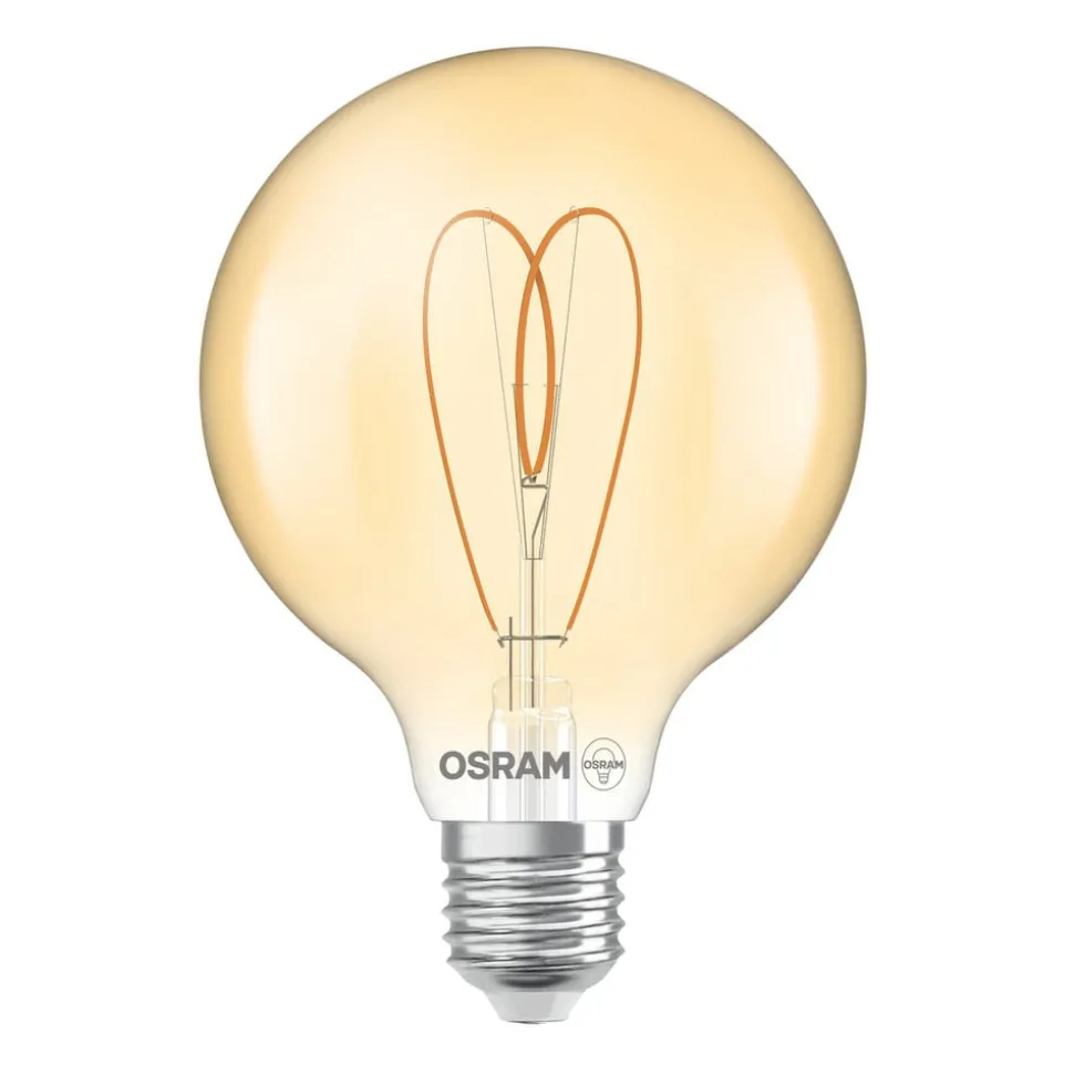 OSRAM LED Vintage G95 E27 4,9W 922 Hart Filament goud dimbaar
