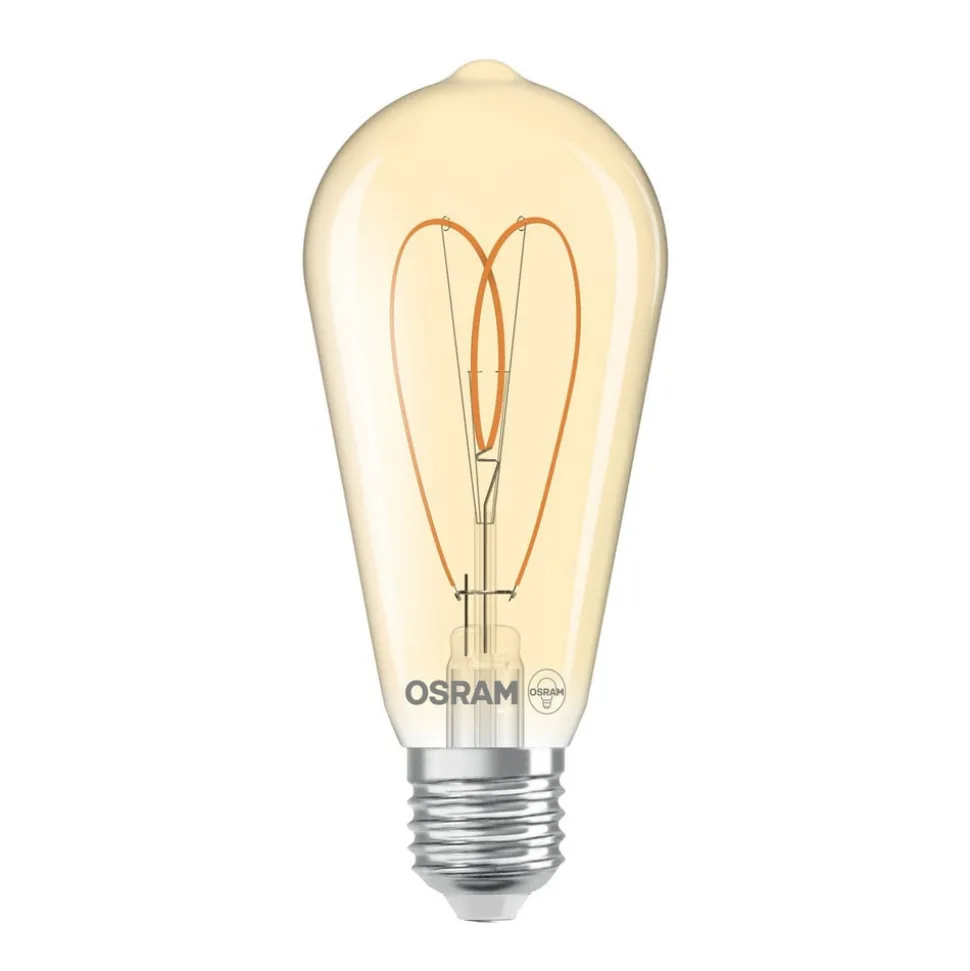 OSRAM LED Vintage ST64 E27 4,9W 922 Hart Filament goud dimbaar