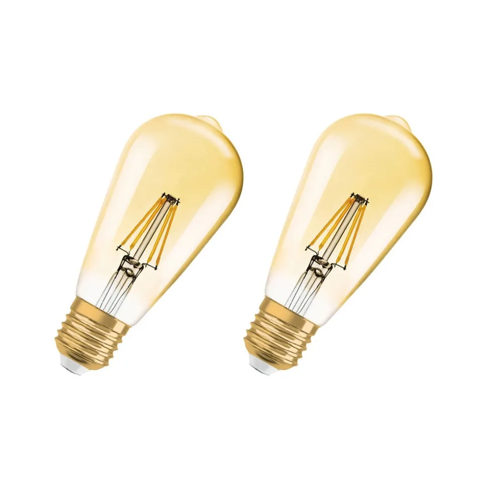 OSRAM vintage 1906 LED rustiek E27 6,5W dim per 2