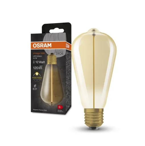 OSRAM Vintage 1906 LED rustiek E27 2,2W 827 goud