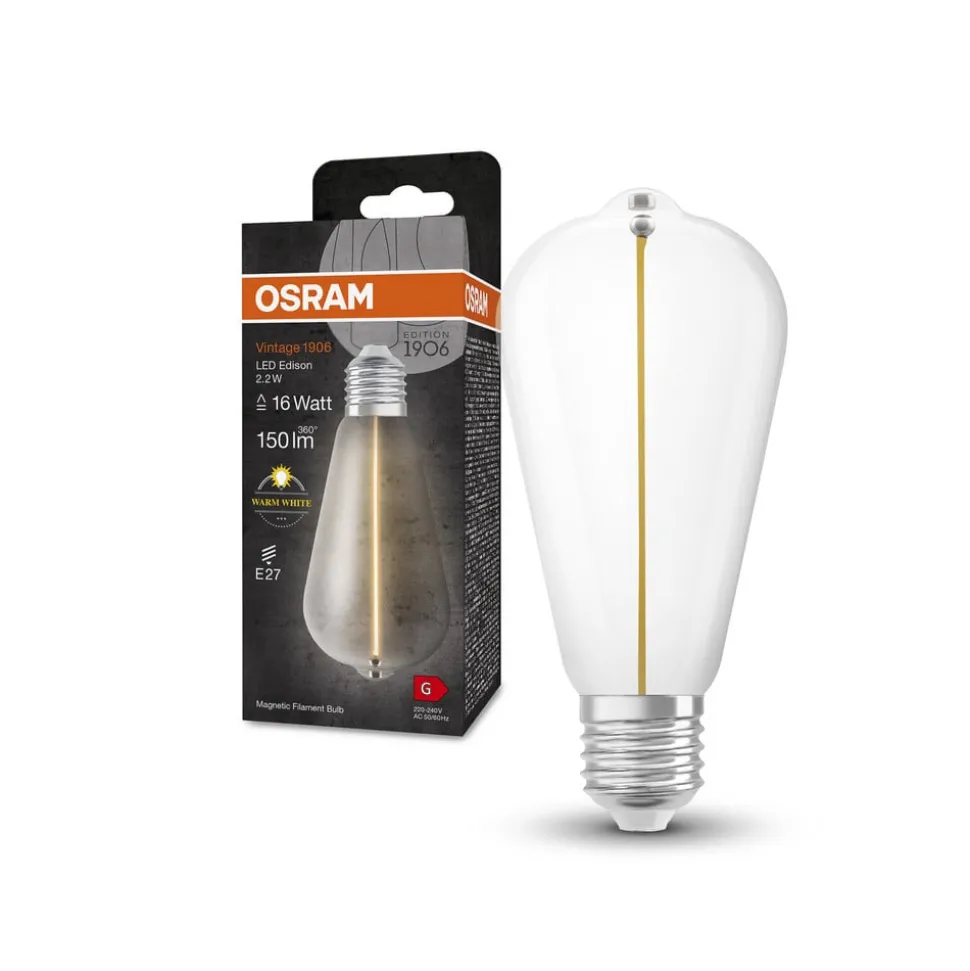 OSRAM Vintage 1906 LED rustiek E27 2,2W 827 helder