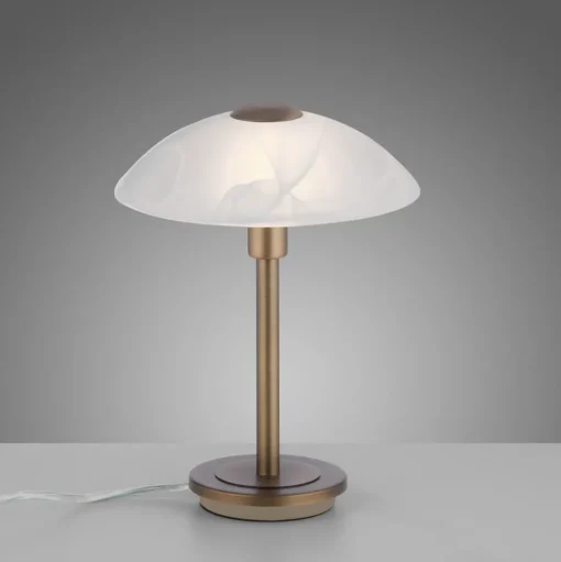 Paul Neuhaus Enova tafellamp, oudmessing