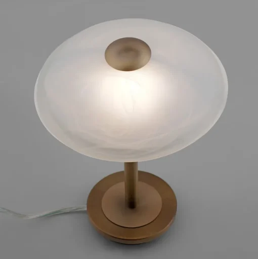 Paul Neuhaus Enova tafellamp, oudmessing
