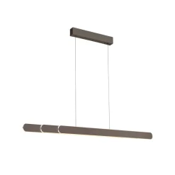 Paul Neuhaus hanglamp Adriana, bruin, lengte 160 cm