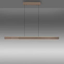 Paul Neuhaus hanglamp Adriana, bruin, lengte 160 cm