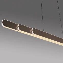 Paul Neuhaus hanglamp Adriana, bruin, lengte 160 cm