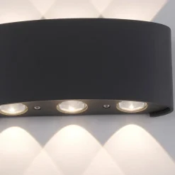 Paul Neuhaus LED buiten wandlamp Carlo, 17 cm, 6-lamps, IP54