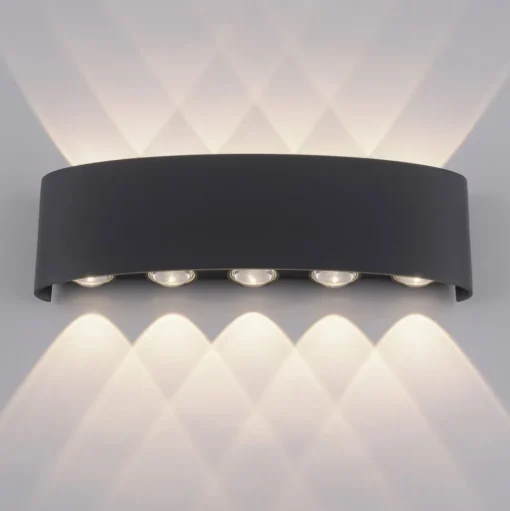 Paul Neuhaus LED buiten wandlamp Carlo, 27cm, 10-lamps, IP54