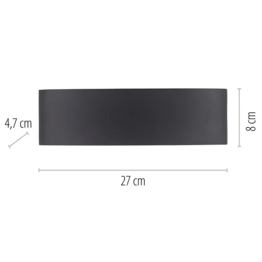 Paul Neuhaus LED buiten wandlamp Carlo, 27cm, 10-lamps, IP54