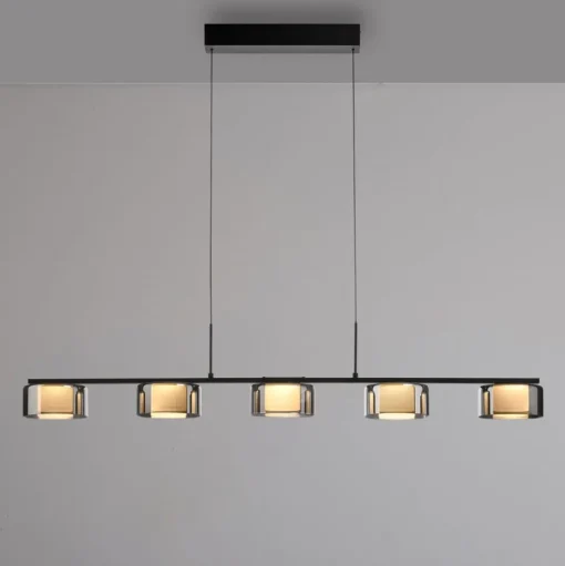 Paul Neuhaus LED hanglamp Rika, 119 cm, glas, dimbaar