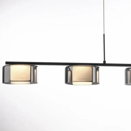 Paul Neuhaus LED hanglamp Rika, 119 cm, glas, dimbaar