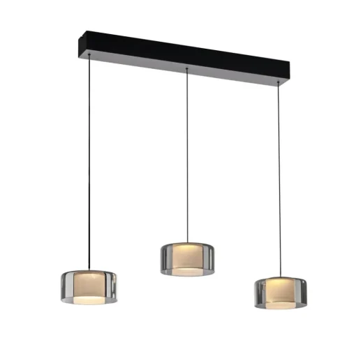 Paul Neuhaus LED hanglamp Rika, 71 cm, glas, dimbaar