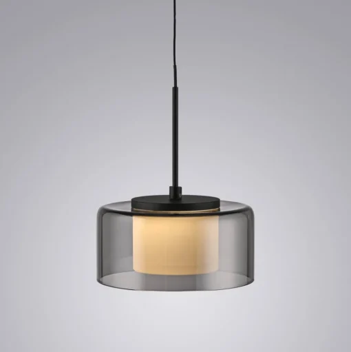 Paul Neuhaus LED hanglamp Rika, Ø 15 cm, glas, dimbaar