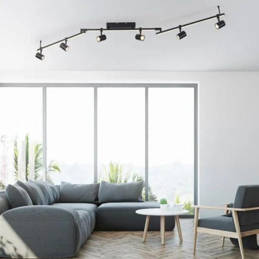 Paul Neuhaus LED plafondspot Barik, 188 cm, verstelbaar