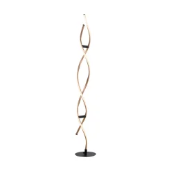 Paul Neuhaus LED vloerlamp Polina, goud, metaal, dimbaar
