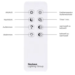 Paul Neuhaus Palma LED hanglamp CCT up/down