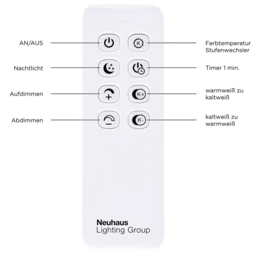Paul Neuhaus Palma LED hanglamp CCT up/down