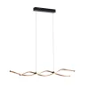 Paul Neuhaus Polina LED hanglamp, goud, metaal, dimbaar