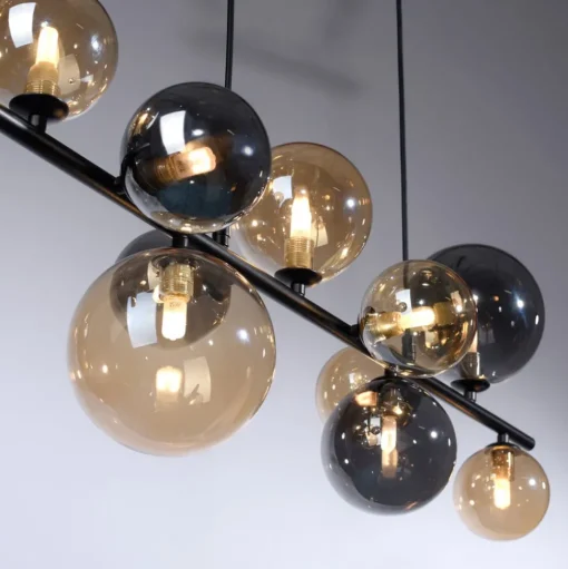 Paul Neuhaus Popsicle hanglamp, glas, 85 cm lang, G9